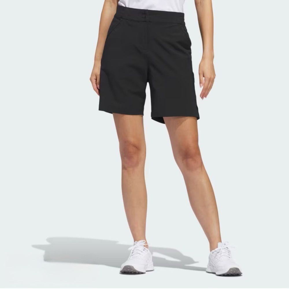 ADIDAS Women's Performance Bermuda Golf Shorts Climalite Black Size 2